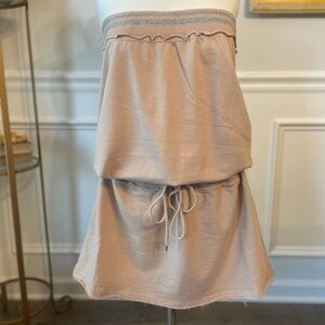 NWT Hale Bob Strapless Cotton Dress